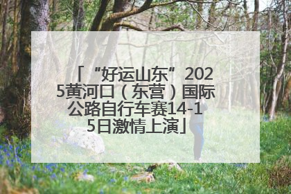 “好运山东”2025黄河口（东营）国际公路自行车赛14-15日激情上演