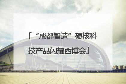 “成都智造”硬核科技产品闪耀西博会