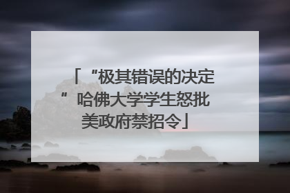 “极其错误的决定”哈佛大学学生怒批美政府禁招令