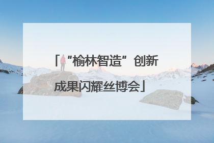 “榆林智造”创新成果闪耀丝博会