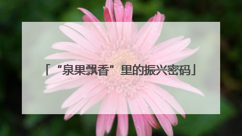 “泉果飘香”里的振兴密码