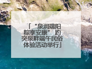 “泉润端阳 粽享安康” 趵突泉畔端午民俗体验活动举行