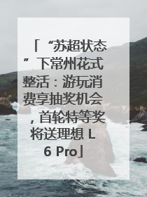 “苏超状态”下常州花式整活：游玩消费享抽奖机会，首轮特等奖将送理想 L6 Pro