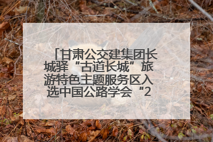 甘肃公交建集团长城驿“古道长城”旅游特色主题服务区入选中国公路学会“2025年度交通与旅游融合创新项目”