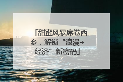 甜蜜风暴席卷西乡，解锁“浪漫+经济”新密码