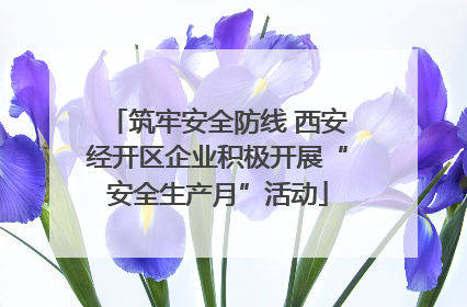 筑牢安全防线 西安经开区企业积极开展“安全生产月”活动