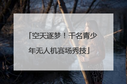 空天逐梦！千名青少年无人机赛场秀技