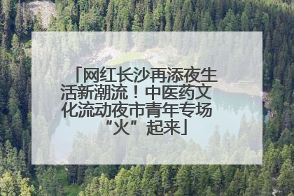 网红长沙再添夜生活新潮流！中医药文化流动夜市青年专场“火”起来