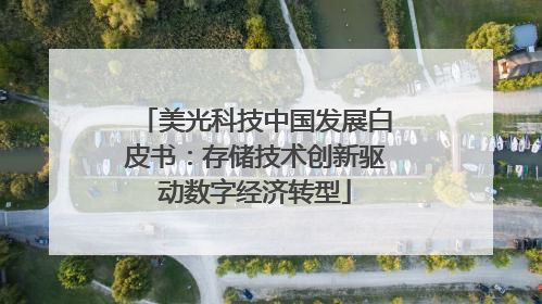 美光科技中国发展白皮书：存储技术创新驱动数字经济转型