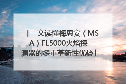 一文读懂梅思安（MSA）FL5000火焰探测器的多重革新性优势
