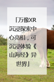 万像XR沉浸探索中心亮相，可沉浸体验《山海经》异世界