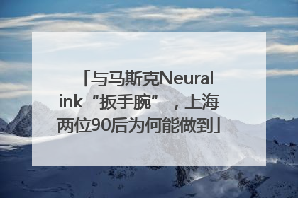 与马斯克Neuralink“扳手腕”，上海两位90后为何能做到