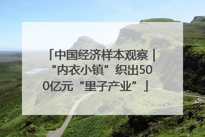 中国经济样本观察｜“内衣小镇”织出500亿元“里子产业”