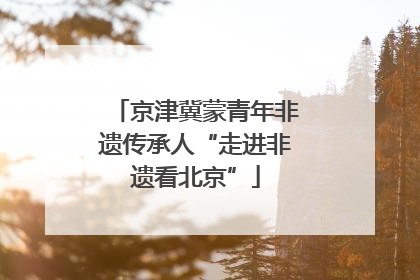 京津冀蒙青年非遗传承人“走进非遗看北京”