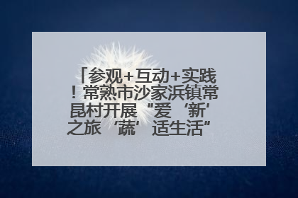 参观+互动+实践！常熟市沙家浜镇常昆村开展“爱‘新’之旅‘蔬’适生活”参观学习活动