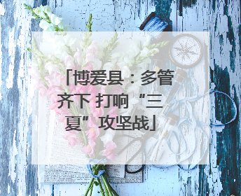 博爱县：多管齐下 打响“三夏”攻坚战