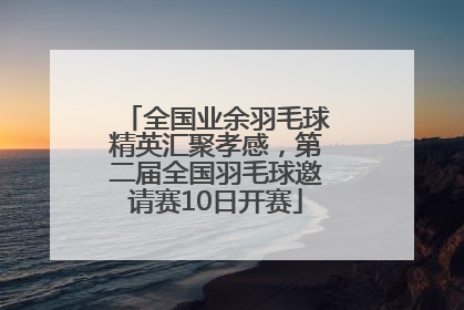 全国业余羽毛球精英汇聚孝感，第二届全国羽毛球邀请赛10日开赛
