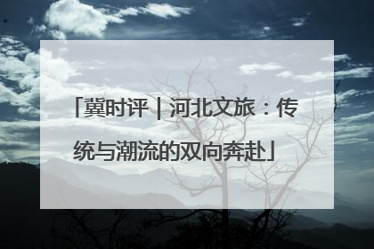 冀时评｜河北文旅：传统与潮流的双向奔赴