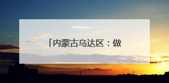 内蒙古乌达区：做好“土特产”文章 写好乡村振兴答卷