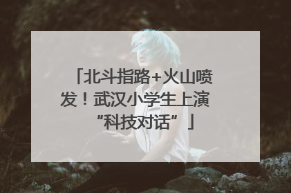 北斗指路+火山喷发！武汉小学生上演“科技对话”