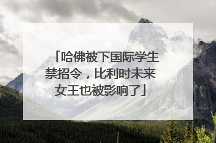 哈佛被下国际学生禁招令，比利时未来女王也被影响了