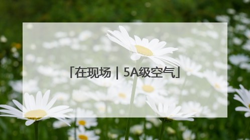 在现场｜5A级空气