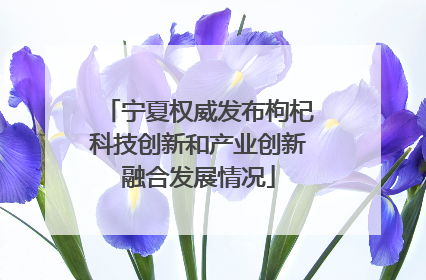 宁夏权威发布枸杞科技创新和产业创新融合发展情况
