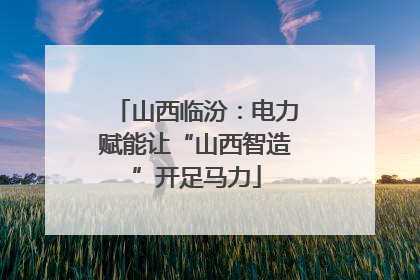 山西临汾：电力赋能让“山西智造”开足马力