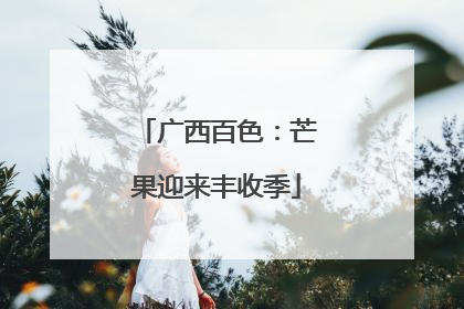 广西百色：芒果迎来丰收季
