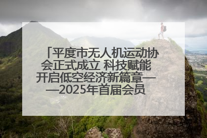 平度市无人机运动协会正式成立 科技赋能开启低空经济新篇章——2025年首届会员大会暨无人机应用发展论坛成功举办