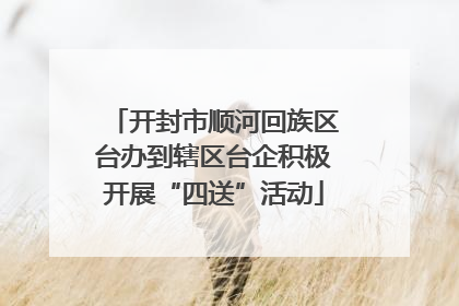 开封市顺河回族区台办到辖区台企积极开展“四送”活动