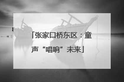 张家口桥东区：童声“唱响”未来