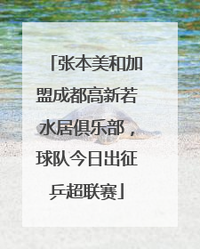 张本美和加盟成都高新若水居俱乐部，球队今日出征乒超联赛