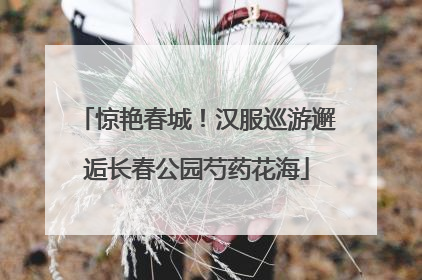 惊艳春城！汉服巡游邂逅长春公园芍药花海