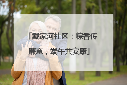 戴家河社区：粽香传廉意，端午共安康