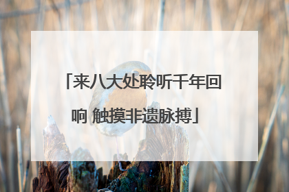 来八大处聆听千年回响 触摸非遗脉搏