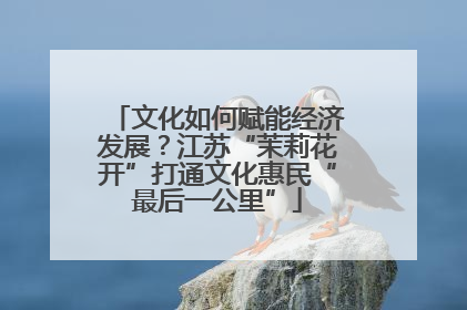 文化如何赋能经济发展？江苏“茉莉花开”打通文化惠民“最后一公里”