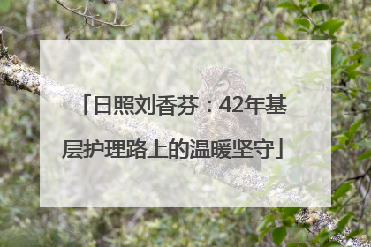 日照刘香芬：42年基层护理路上的温暖坚守