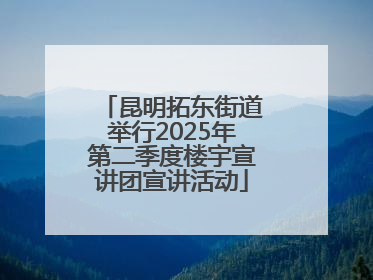 昆明拓东街道举行2025年第二季度楼宇宣讲团宣讲活动