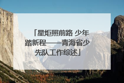 星炬照前路 少年踏新程——青海省少先队工作综述