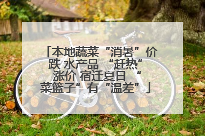 本地蔬菜“消暑”价跌 水产品 “赶热” 涨价 宿迁夏日 “菜篮子”有“温差”