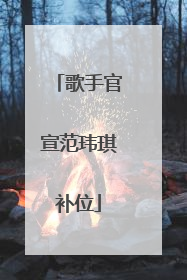 歌手官宣范玮琪补位