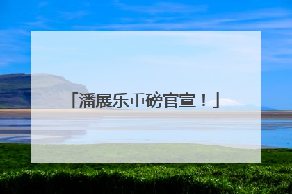 潘展乐重磅官宣！