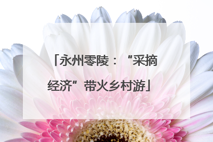 永州零陵：“采摘经济”带火乡村游