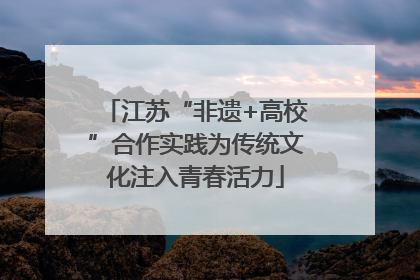 江苏“非遗+高校”合作实践为传统文化注入青春活力