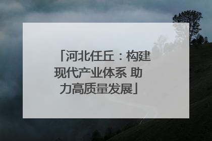 河北任丘：构建现代产业体系 助力高质量发展