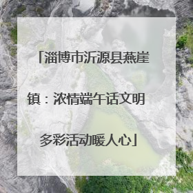 淄博市沂源县燕崖镇：浓情端午话文明 多彩活动暖人心