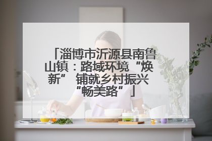 淄博市沂源县南鲁山镇：路域环境“焕新” 铺就乡村振兴“畅美路”