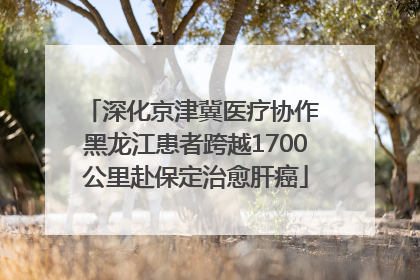 深化京津冀医疗协作 黑龙江患者跨越1700公里赴保定治愈肝癌