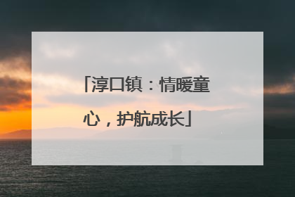 淳口镇：情暖童心，护航成长